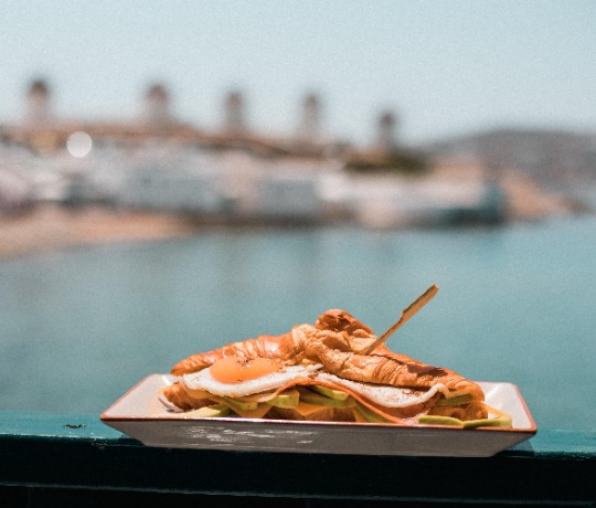 Breakfast at Veranda Bar Mykonos