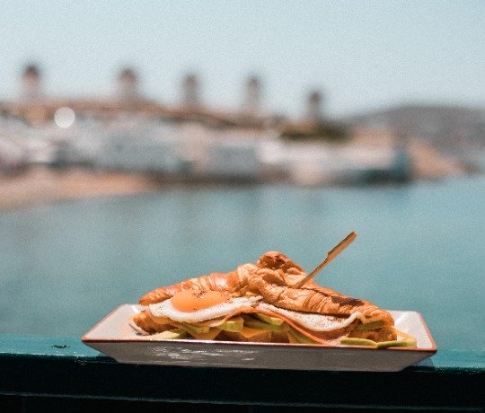 Breakfast at Veranda Bar Mykonos